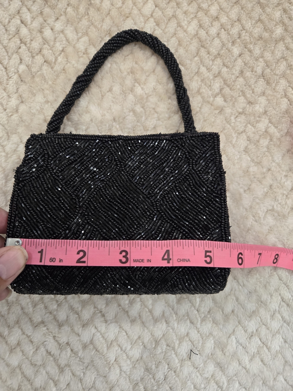 Cache Black Beaded Shoulder Bag - Picture 5 of 12